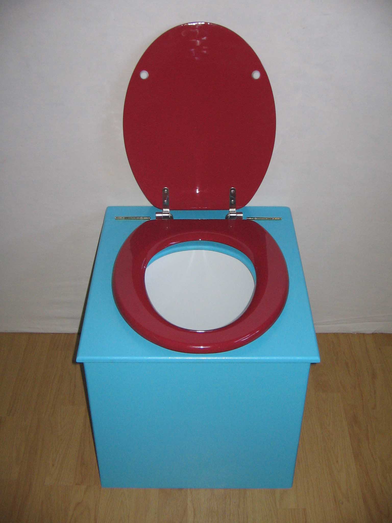 toilettes sèches pas cher bleu