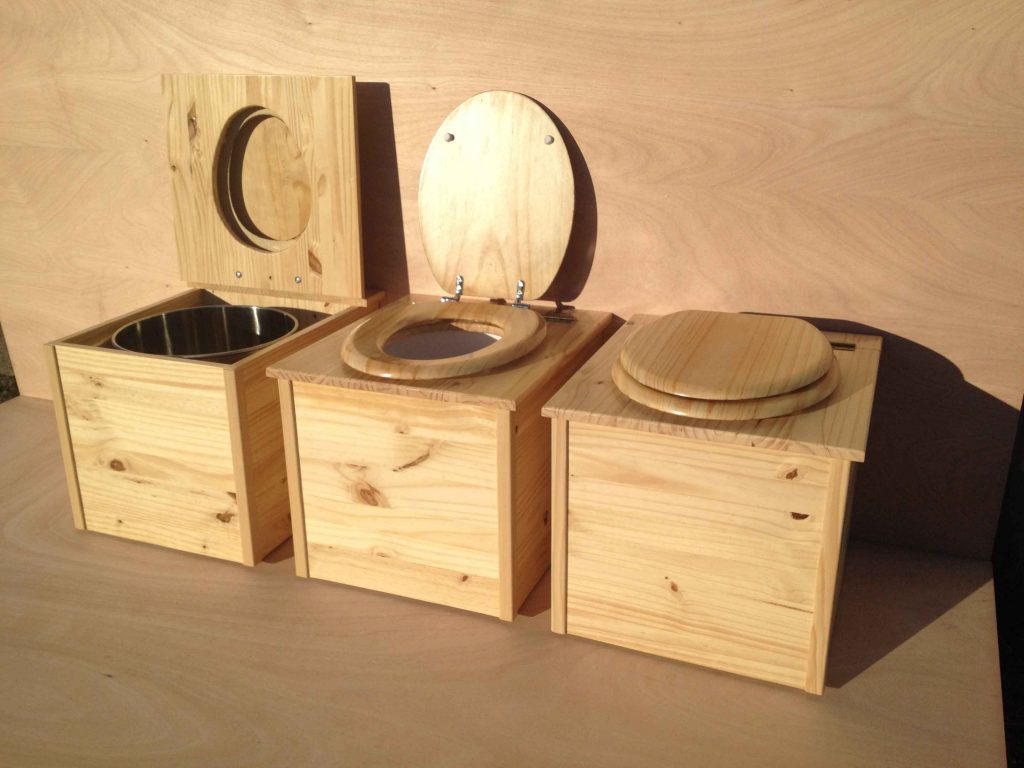 Toilette Sèche D’intérieur Avec Réserve à Copeaux – Fabriqué En France | Dimensions 43x53x46 Cm | Bac 20 Litres Inclus | Écologique, Sans Eau - 4