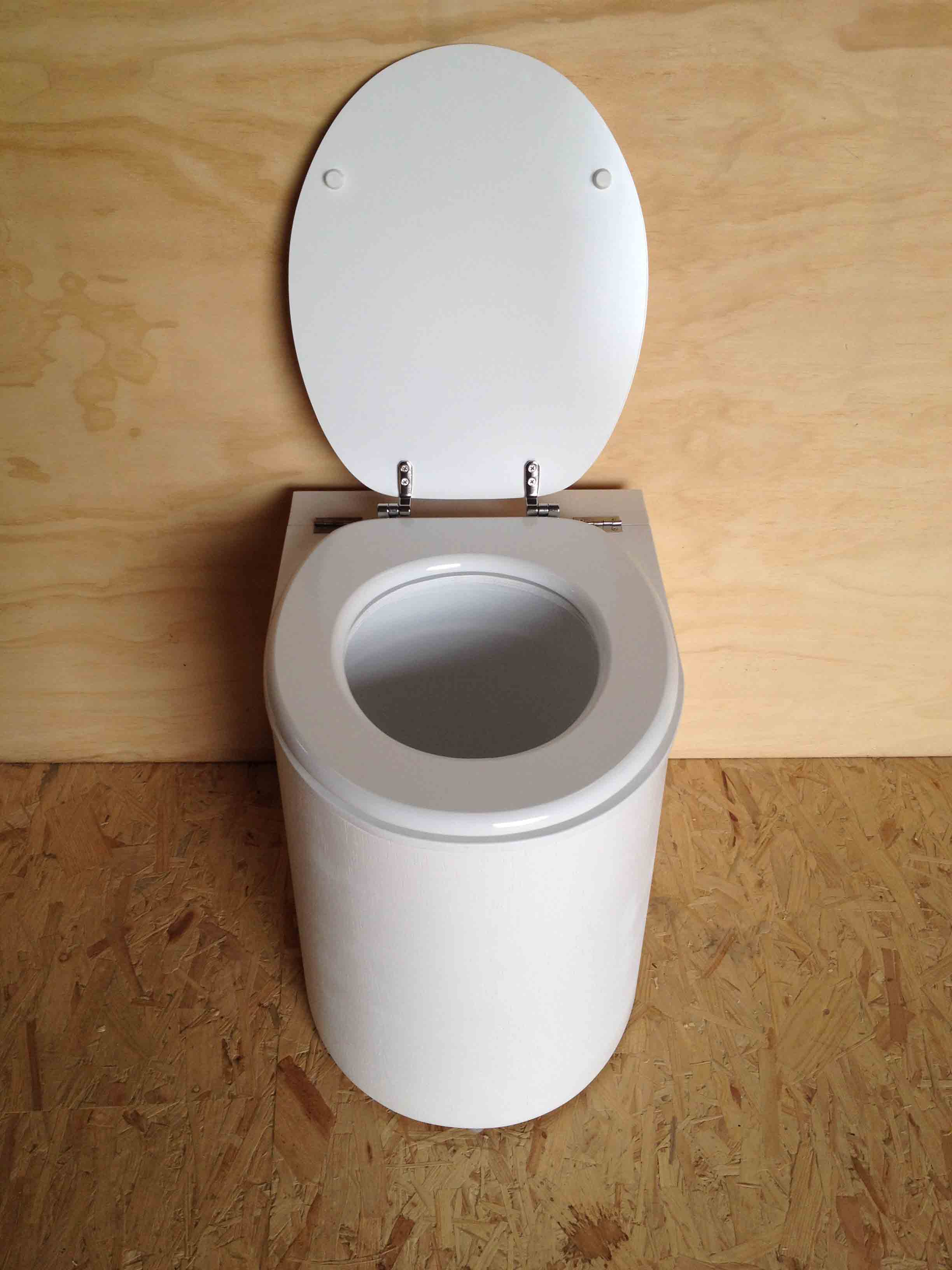 Toilette seche design blanche
